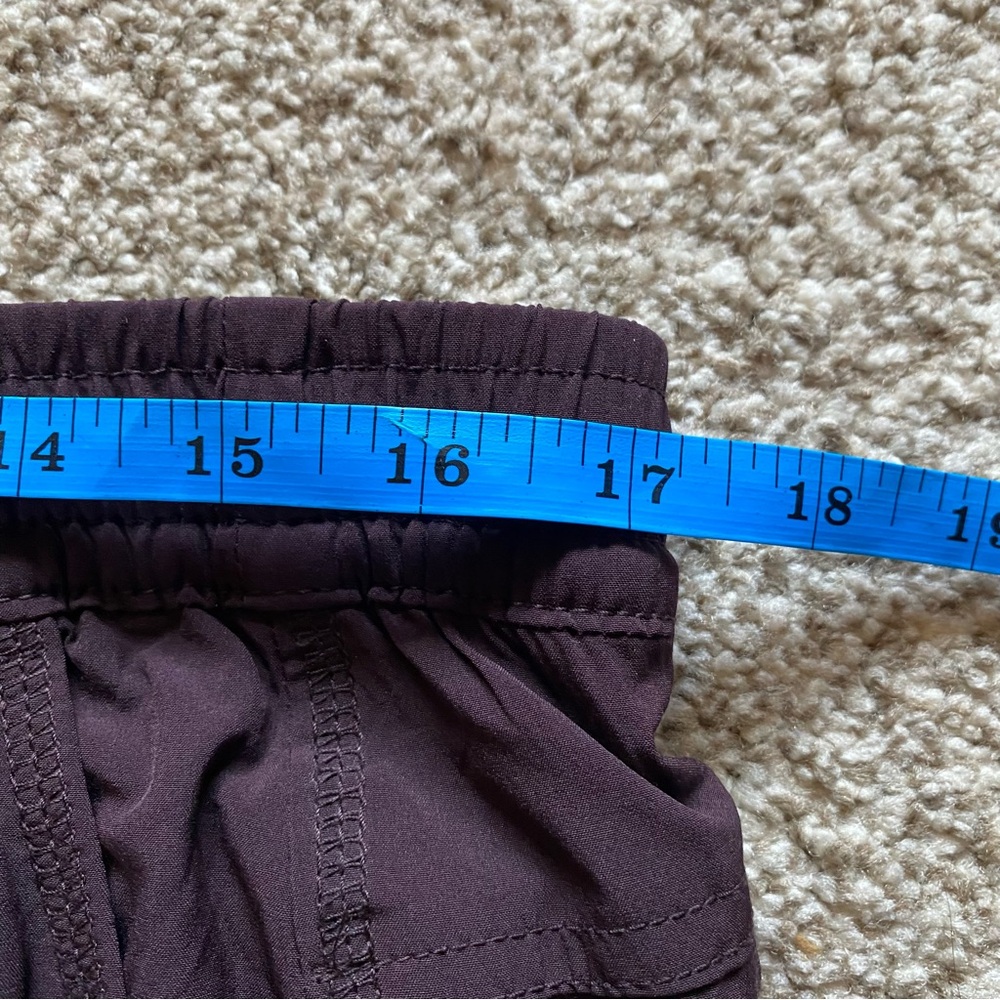 Eddie Bauer Fleece Lined Cargo Jogger Pants 12 Deep Purple Plum Gorpcore Hiking - Picture 6 of 10